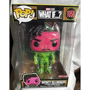 Funko Pop! Infinity Killmonger 1058 Target Exclusive 10’ Bobble Head What If NIB